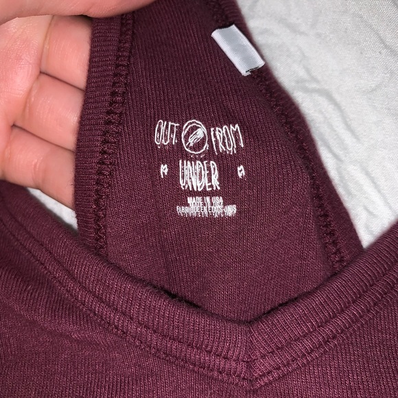 urban outfitters maroon tank top - Picture 2 of 2